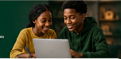 Students learning together online
